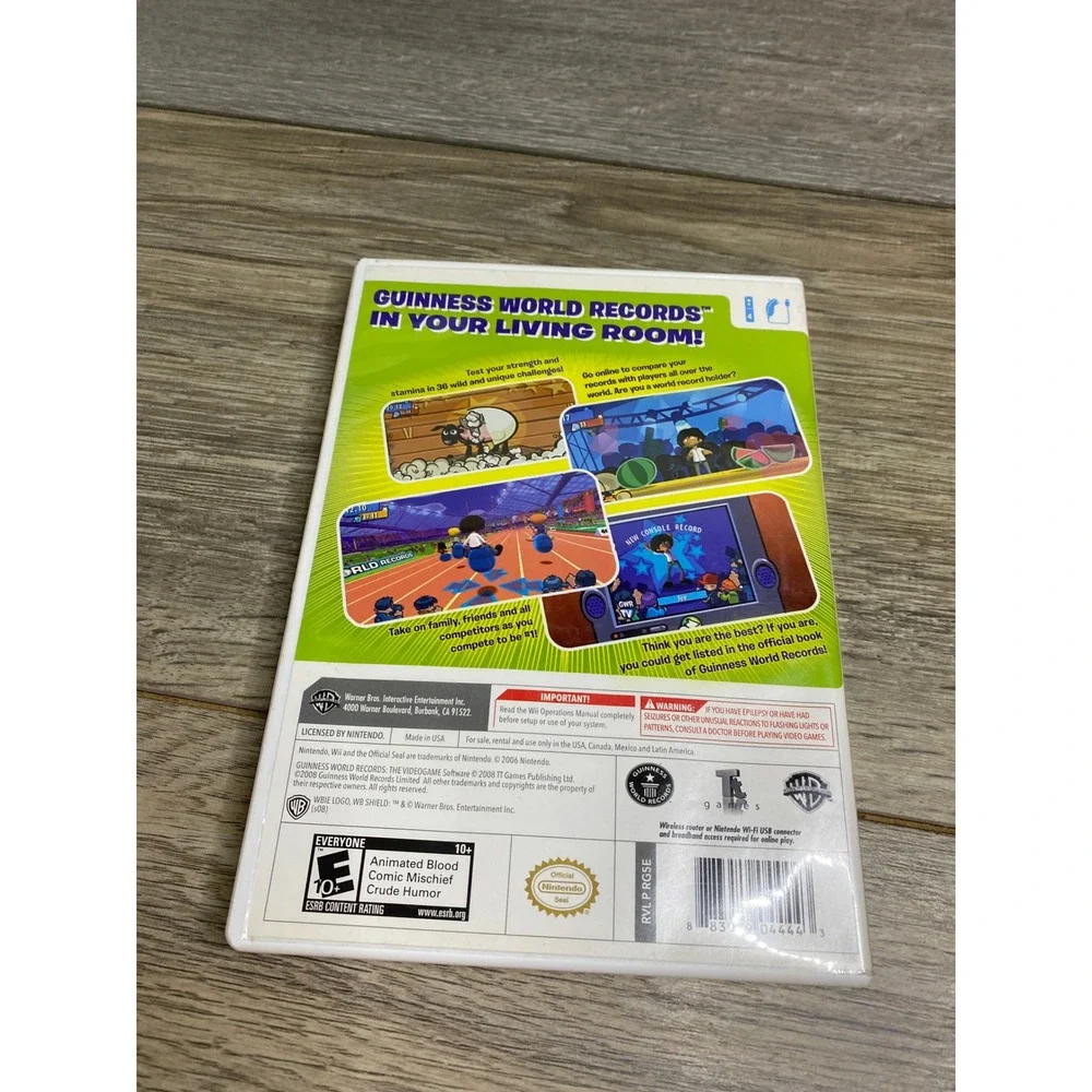 Guinness World Records The Videogame Nintendo Wii CIB Complete with‎ Manual
